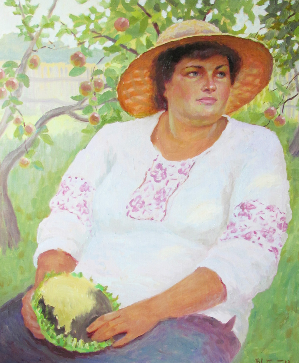 «Українка з Полтавщини». 2013. Полотно, олія